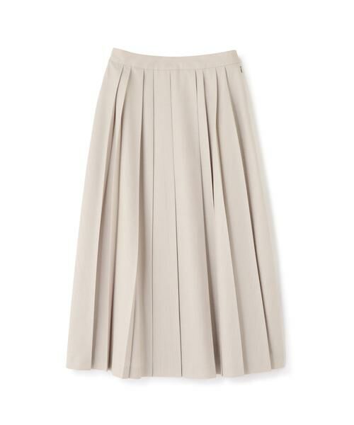 human woman / ヒューマンウーマン スカート | ◆リネンライクブッチャーランダムプリーツスカート | 詳細1