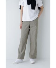 human woman / ヒューマンウーマン パンツ | ◆ドビーストレッチストレートパンツ