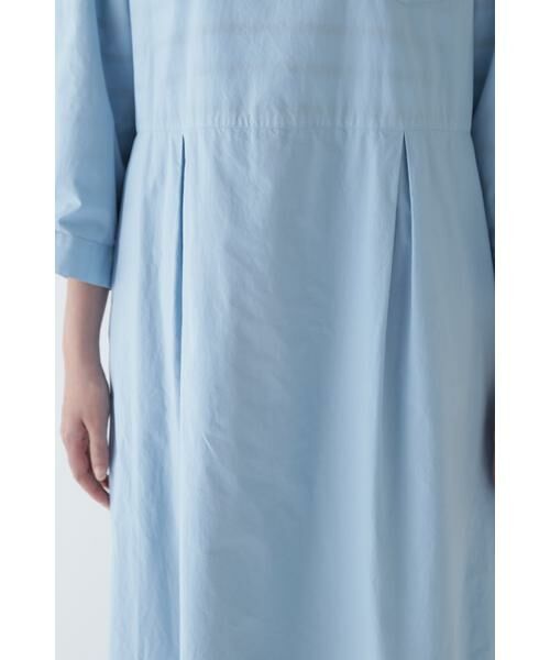 human woman / ヒューマンウーマン ワンピース | ◆製品染め刻み衿ワンピース | 詳細11
