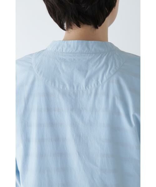 human woman / ヒューマンウーマン ワンピース | ◆製品染め刻み衿ワンピース | 詳細12