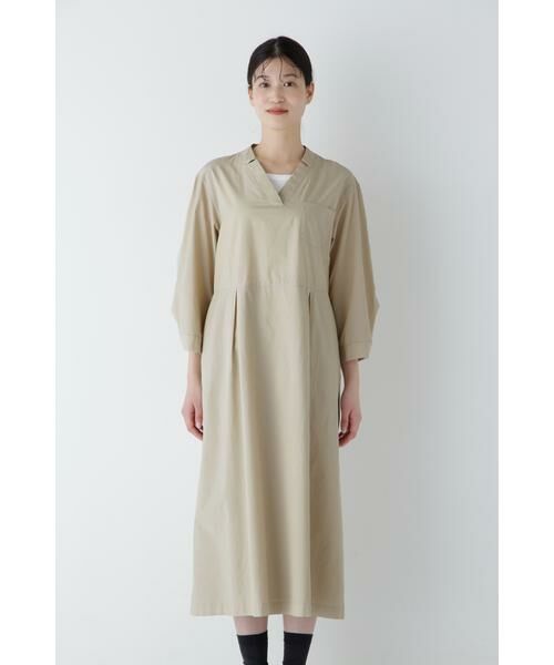 human woman / ヒューマンウーマン ワンピース | ◆製品染め刻み衿ワンピース | 詳細20