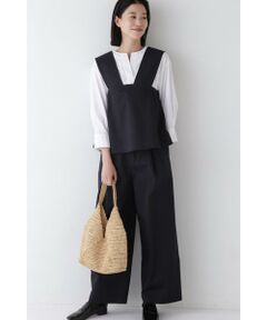 human woman / ヒューマンウーマン ワンピース | ◆コットンナイロンソフトツイルセットアップ