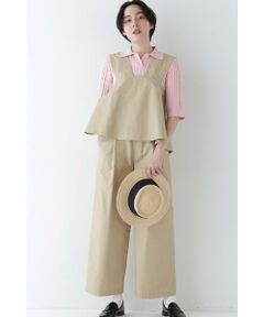 human woman / ヒューマンウーマン ワンピース | ◆コットンナイロンソフトツイルセットアップ