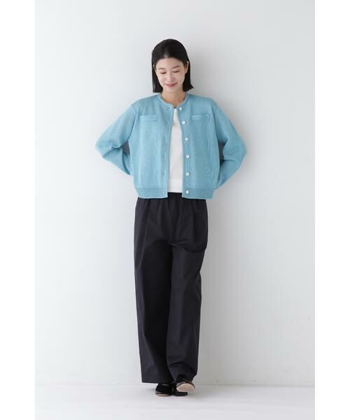 human woman / ヒューマンウーマン ワンピース | ◆コットンナイロンソフトツイルセットアップ | 詳細6