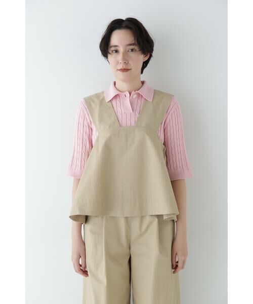 human woman / ヒューマンウーマン ワンピース | ◆コットンナイロンソフトツイルセットアップ | 詳細22