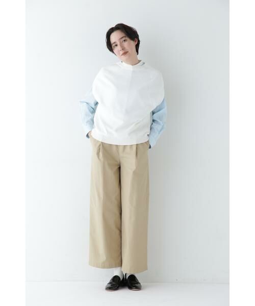 human woman / ヒューマンウーマン ワンピース | ◆コットンナイロンソフトツイルセットアップ | 詳細15