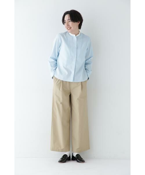 human woman / ヒューマンウーマン ワンピース | ◆コットンナイロンソフトツイルセットアップ | 詳細16