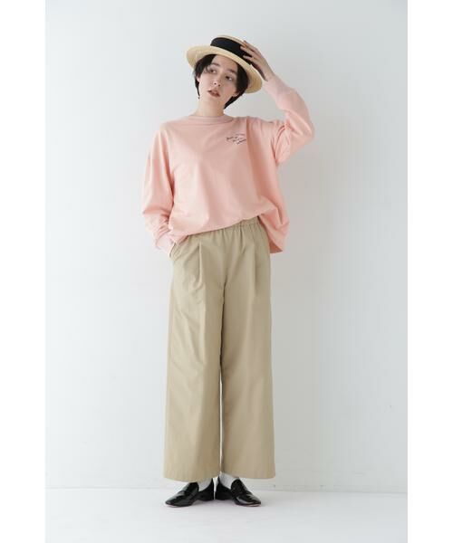 human woman / ヒューマンウーマン ワンピース | ◆コットンナイロンソフトツイルセットアップ | 詳細19