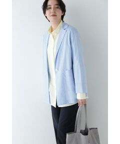 human woman / ヒューマンウーマン テーラードジャケット | ◆ピンポイントオックステーラードシャツ