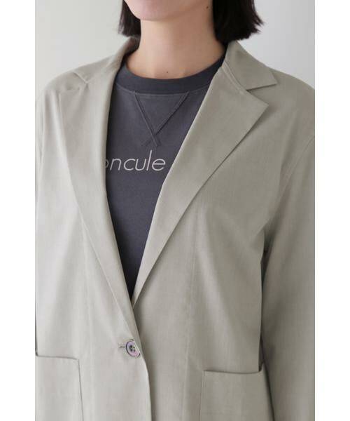 human woman / ヒューマンウーマン テーラードジャケット | ◆ピンポイントオックステーラードシャツ | 詳細15