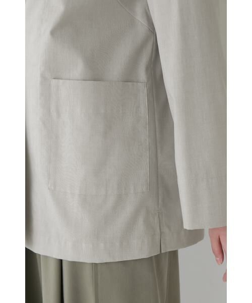 human woman / ヒューマンウーマン テーラードジャケット | ◆ピンポイントオックステーラードシャツ | 詳細17