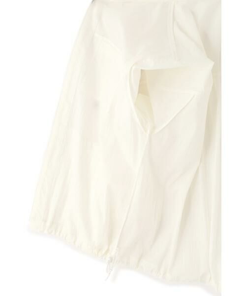 human woman / ヒューマンウーマン ブルゾン | ◆コットンナイロンタイプライターシアーフーディーブルゾン | 詳細18