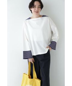 「human woman」 長袖カットソー MEDIUM グリーン レディース human woman 「human woman」 長袖カットソー MEDIUM グリーン