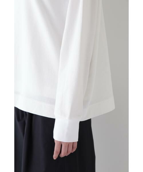 human woman / ヒューマンウーマン カットソー | ◆ミニ裏毛ロゴトレーナー | 詳細22