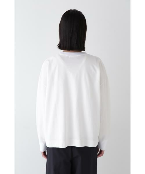 human woman / ヒューマンウーマン カットソー | ◆ミニ裏毛ロゴトレーナー | 詳細19