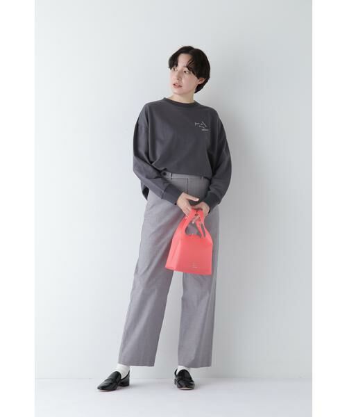 human woman / ヒューマンウーマン カットソー | ◆ミニ裏毛ロゴトレーナー | 詳細25