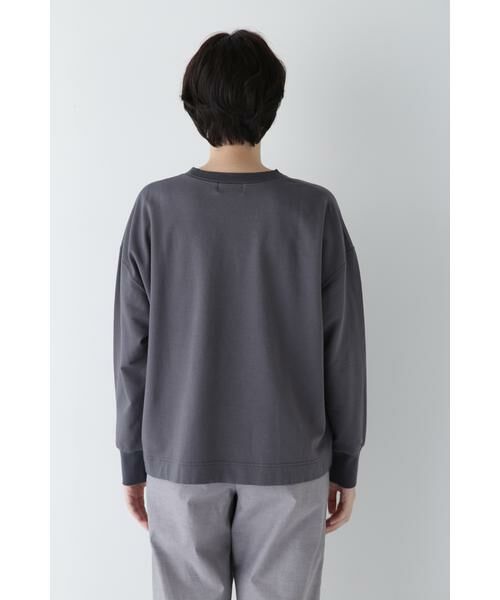 human woman / ヒューマンウーマン カットソー | ◆ミニ裏毛ロゴトレーナー | 詳細28