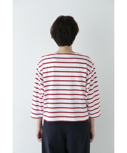 human woman / ヒューマンウーマン カットソー | ◆ハイゲージボーダープルオーバー | 詳細19