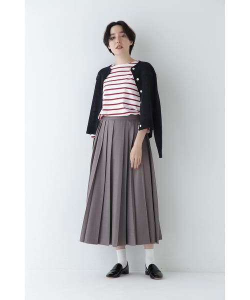 human woman / ヒューマンウーマン カットソー | ◆ハイゲージボーダープルオーバー | 詳細14