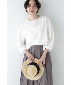 human woman / ヒューマンウーマン カットソー | ◆ハイゲージプルオーバー