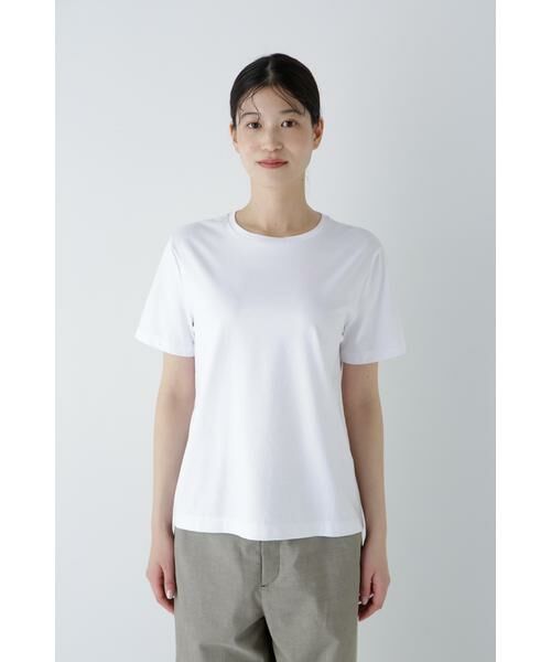human woman / ヒューマンウーマン カットソー | ◆半袖Ｔシャツオーガニック綿天竺 | 詳細4