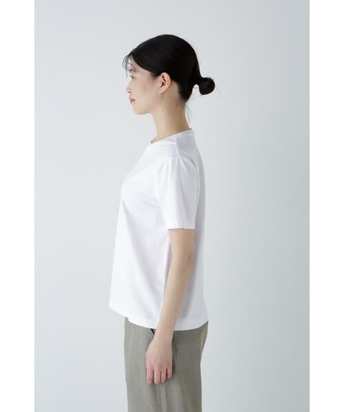 human woman / ヒューマンウーマン カットソー | ◆半袖Ｔシャツオーガニック綿天竺 | 詳細5