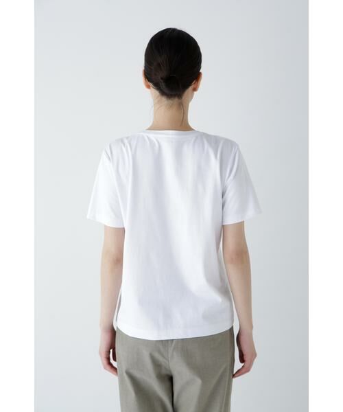 human woman / ヒューマンウーマン カットソー | ◆半袖Ｔシャツオーガニック綿天竺 | 詳細6