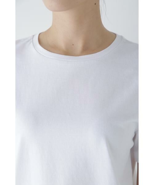 human woman / ヒューマンウーマン カットソー | ◆半袖Ｔシャツオーガニック綿天竺 | 詳細7