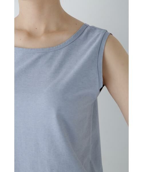 human woman / ヒューマンウーマン カットソー | ◆麻混タンクトップ | 詳細9
