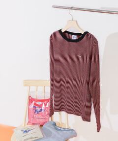 human woman / ヒューマンウーマン カットソー | ◆パネルリブロングスリーブＴシャツ