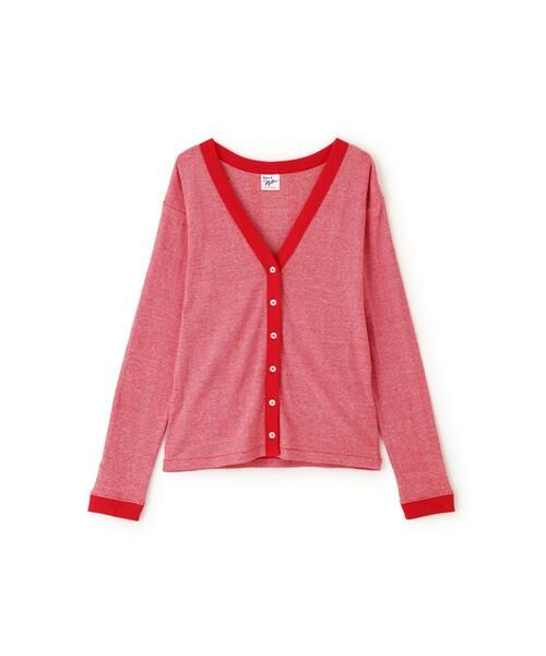 human woman / ヒューマンウーマン カットソー | ◆パネルリブＶネックカーディガン | 詳細21