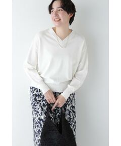 HUMANWOMAN arrive カウチン セーター ニット N429 セール】 ◇フリンジニットプルオーバー （ニット・セーター