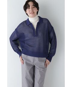 human woman / ヒューマンウーマン ニット・セーター | ◆テープヤーンメッシュスキッパープルオーバー