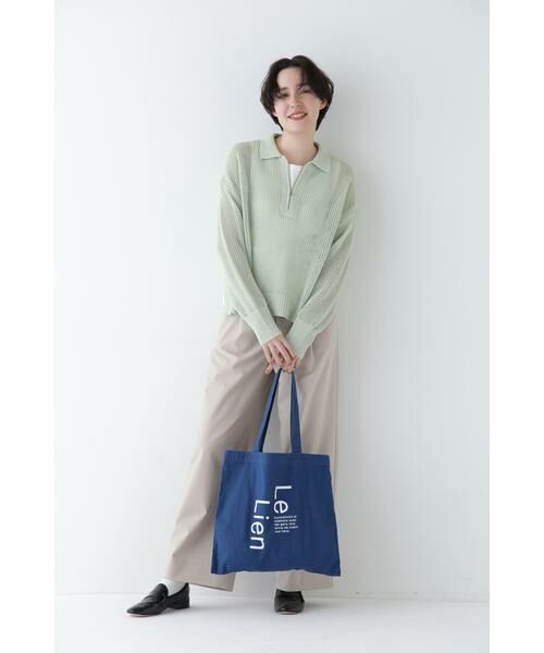 human woman / ヒューマンウーマン ニット・セーター | ◆テープヤーンメッシュスキッパープルオーバー | 詳細4