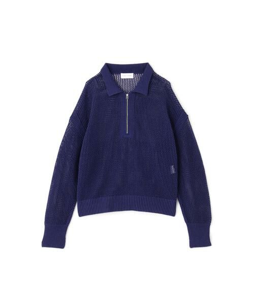 human woman / ヒューマンウーマン ニット・セーター | ◆テープヤーンメッシュスキッパープルオーバー | 詳細12