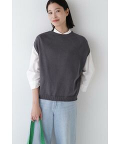 human woman / ヒューマンウーマン ニット・セーター | ◆ハイゲージクルーネックニットベスト