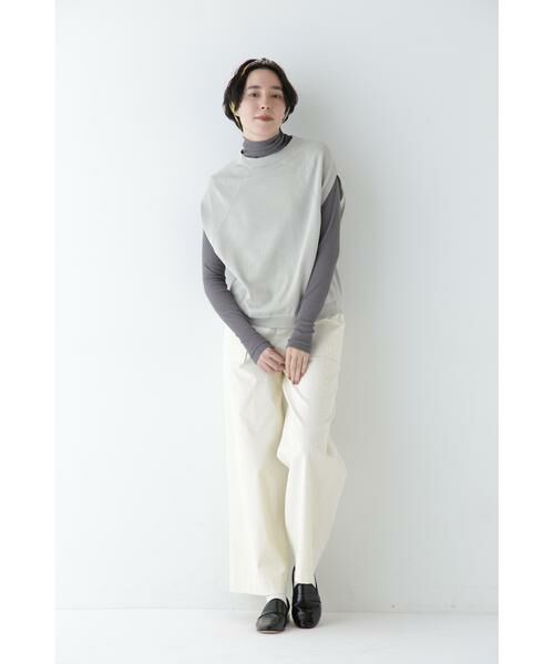 human woman / ヒューマンウーマン ニット・セーター | ◆ハイゲージクルーネックニットベスト | 詳細3