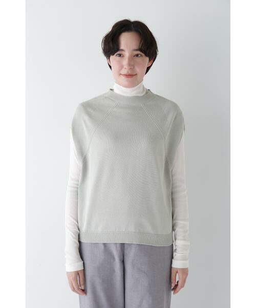 human woman / ヒューマンウーマン ニット・セーター | ◆ハイゲージクルーネックニットベスト | 詳細4