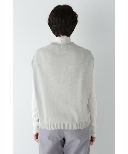 human woman / ヒューマンウーマン ニット・セーター | ◆ハイゲージクルーネックニットベスト | 詳細5