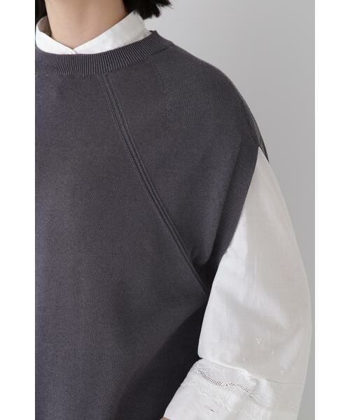 human woman / ヒューマンウーマン ニット・セーター | ◆ハイゲージクルーネックニットベスト | 詳細20