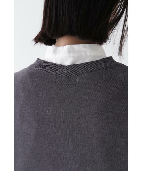 human woman / ヒューマンウーマン ニット・セーター | ◆ハイゲージクルーネックニットベスト | 詳細22
