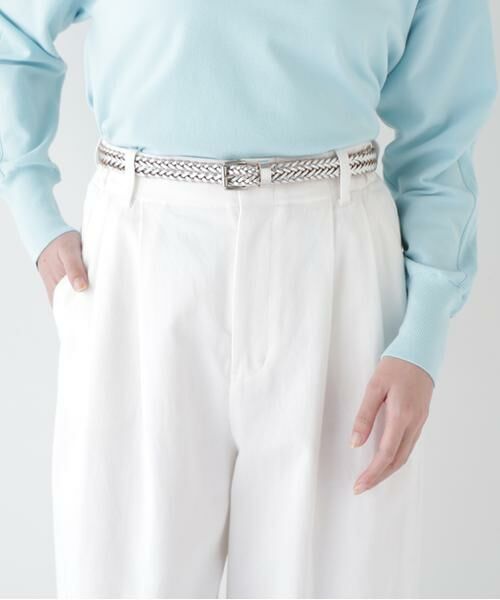 human woman/ヒューマンウーマン メッシュベルト シルバー FR human woman/ヒューマンウーマン メッシュベルト シルバー FR