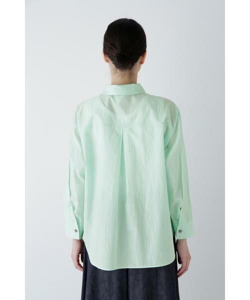 human woman / ヒューマンウーマン シャツ・ブラウス | ◆エアリーコットンスキッパープルオーバー | 詳細4