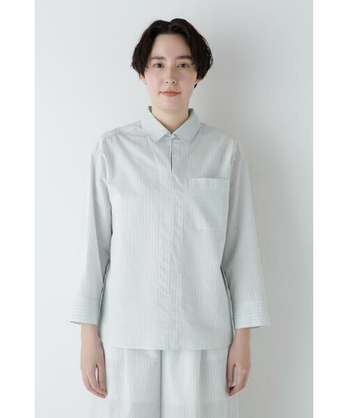 human woman / ヒューマンウーマン シャツ・ブラウス | ◆エアリーコットンスキッパープルオーバー | 詳細9