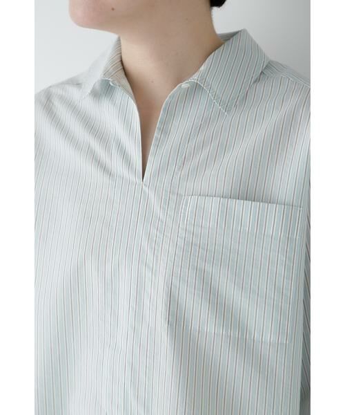 human woman / ヒューマンウーマン シャツ・ブラウス | ◆エアリーコットンスキッパープルオーバー | 詳細12