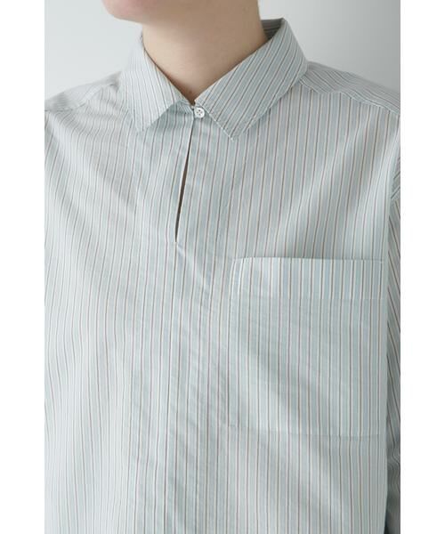 human woman / ヒューマンウーマン シャツ・ブラウス | ◆エアリーコットンスキッパープルオーバー | 詳細13