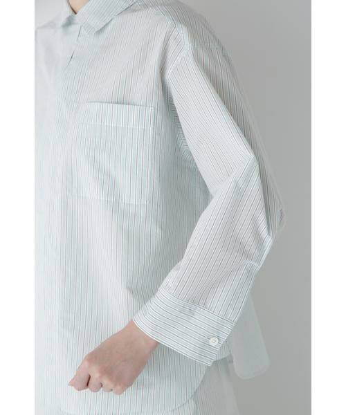 human woman / ヒューマンウーマン シャツ・ブラウス | ◆エアリーコットンスキッパープルオーバー | 詳細14