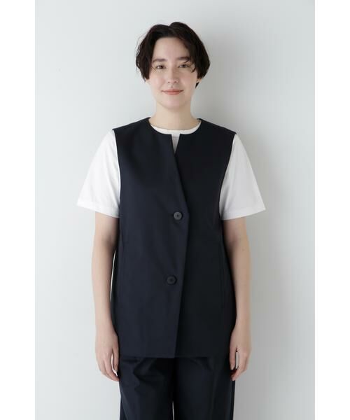 human woman / ヒューマンウーマン シャツ・ブラウス | ◆コンパクトギャバジレ | 詳細3