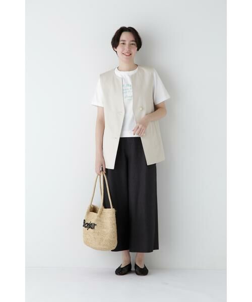 human woman / ヒューマンウーマン シャツ・ブラウス | ◆コンパクトギャバジレ | 詳細9