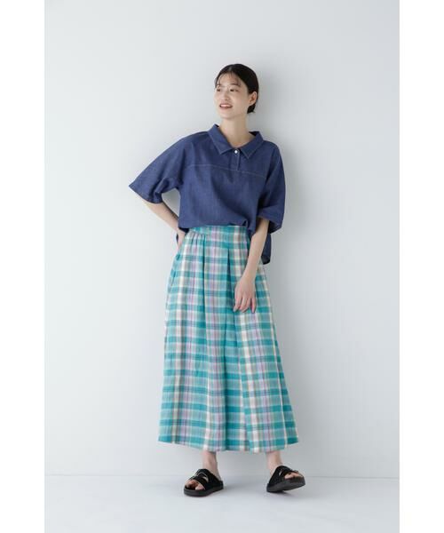 human woman / ヒューマンウーマン スカート | ◆オリジナルチェックボリュームスカート | 詳細2